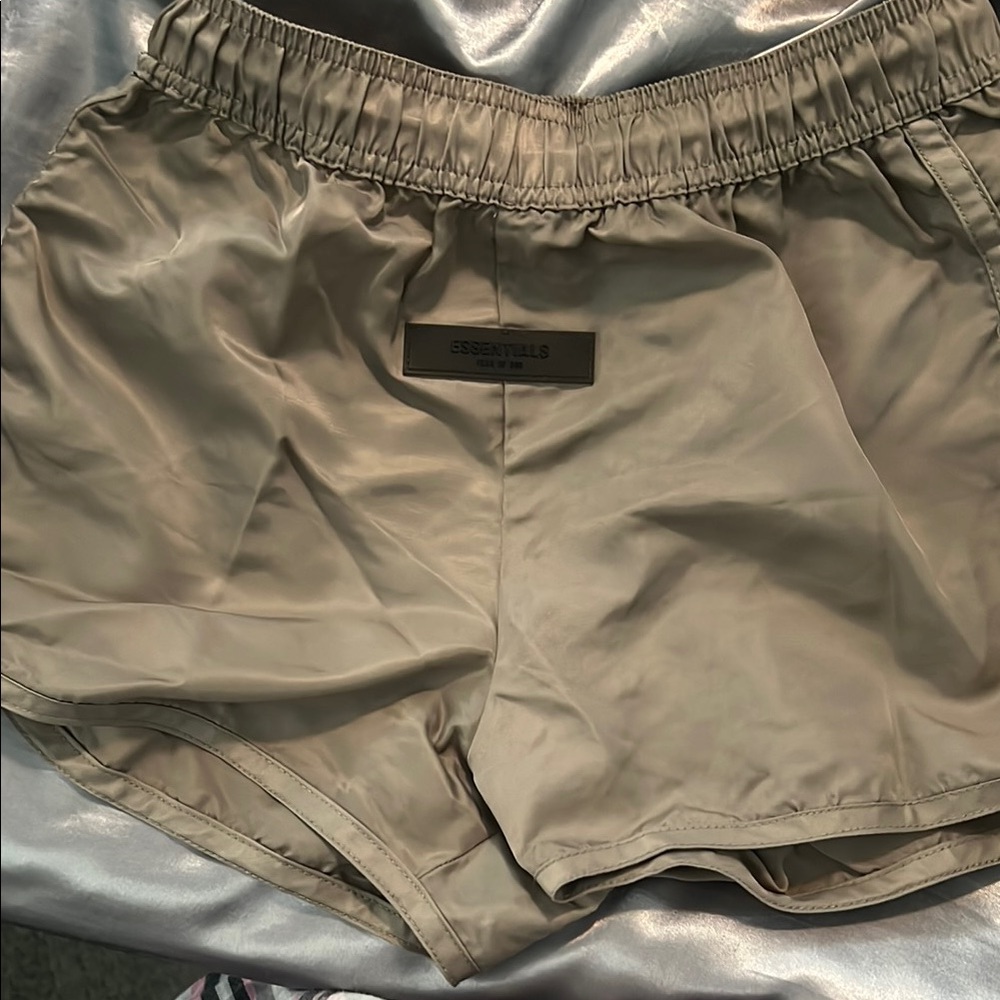 Essentials Light Tan Casual Shorts
